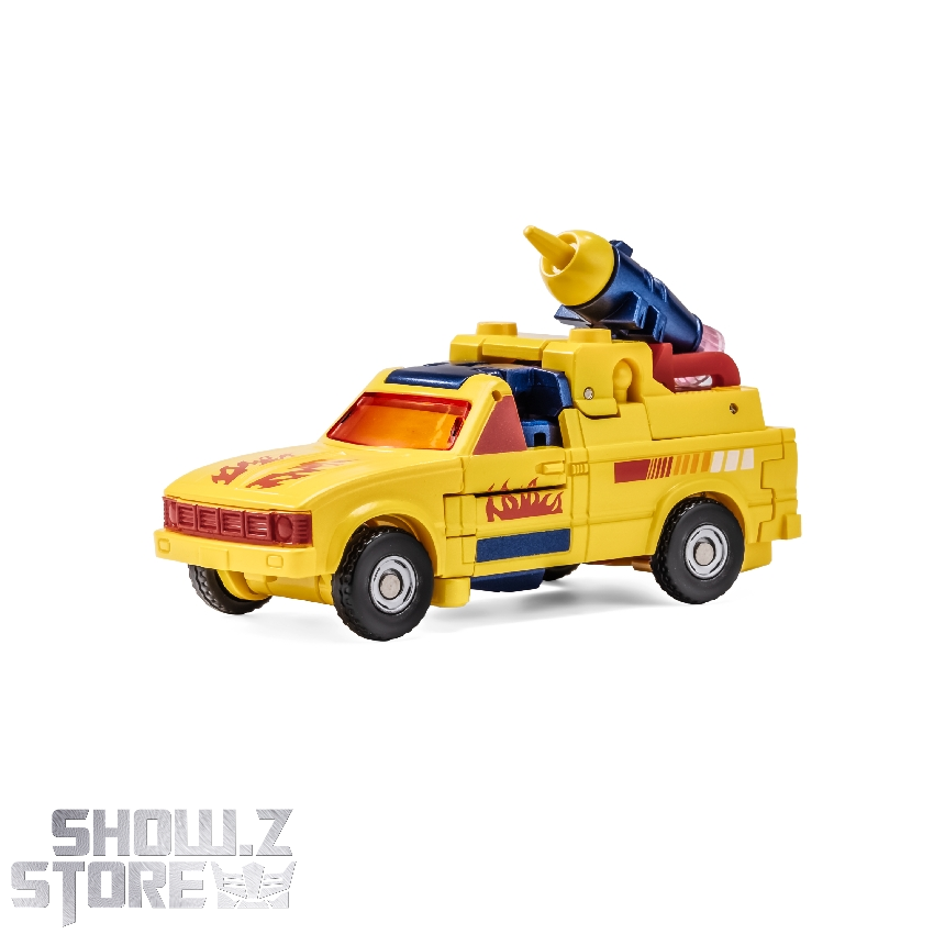 NewAge H65Y Cannonball yellow transformer truck vehicle robot mode NewAge H65Y Cannonball yellow transformer truck vehicle robot mode