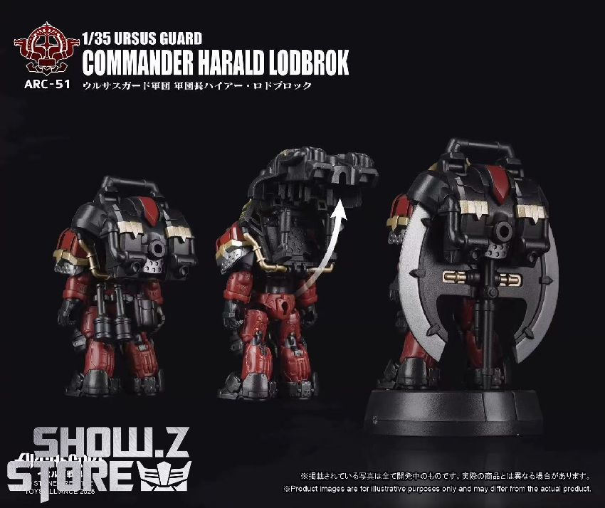 ARC-51 Lodbrok armored robot dual curved sword weapons ARC-51 Lodbrok armored robot dual curved sword weapons