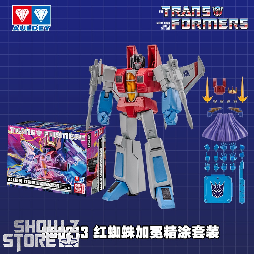 Auldey Transformers AAE-S002 Starscream red blue exquisite paint Auldey Transformers AAE-S002 Starscream red blue exquisite paint