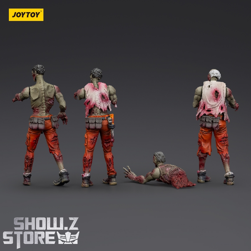 JoyToy Dark Source zombie mechanic figure red uniform with tools JoyToy Dark Source zombie mechanic figure red uniform with tools