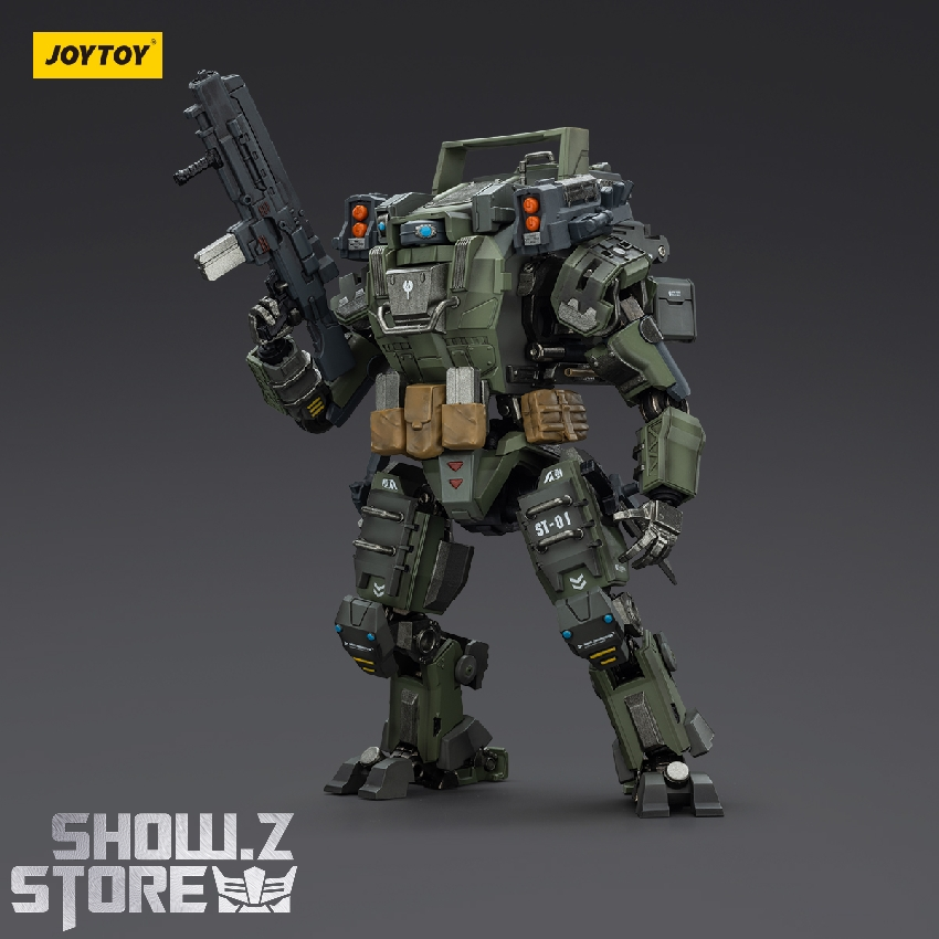 JoyToy APOC Bedrock Stalker armored suit detailed close-up view JoyToy APOC Bedrock Stalker armored suit detailed close-up view