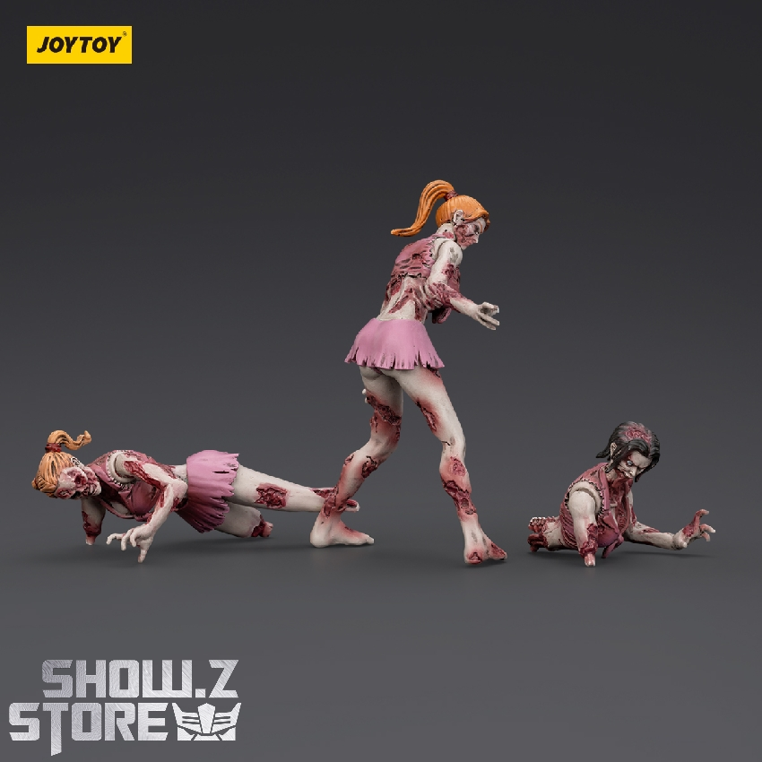 Detailed zombie cheerleader action figure articulation paint details Detailed zombie cheerleader action figure articulation paint details