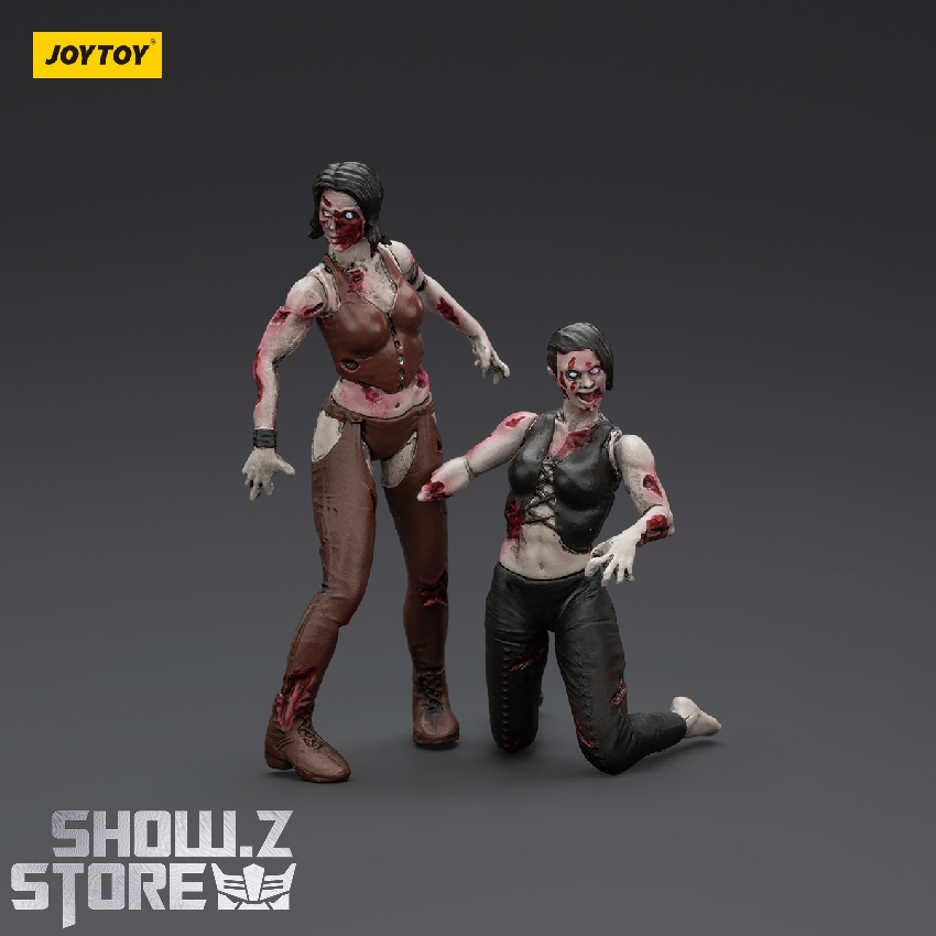 JoyToy Dark Source zombie female figure brown hair realistic zombie makeup JoyToy Dark Source zombie female figure brown hair realistic zombie makeup