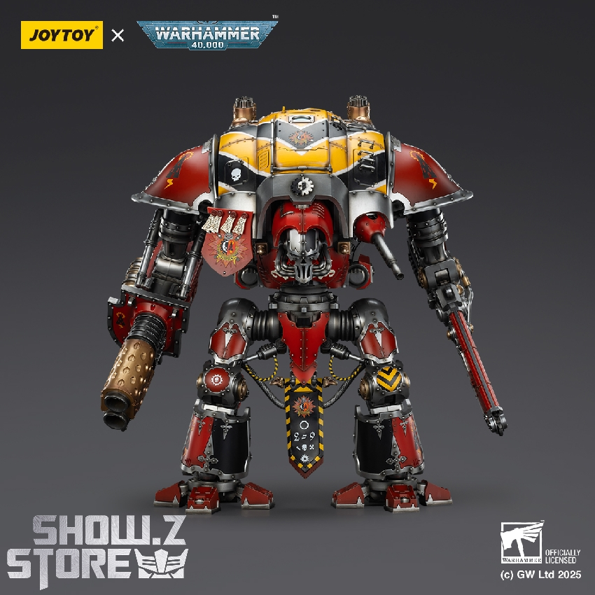 Warhammer 40K Imperial Knight walker heavy yellow armor Warhammer 40K Imperial Knight walker heavy yellow armor