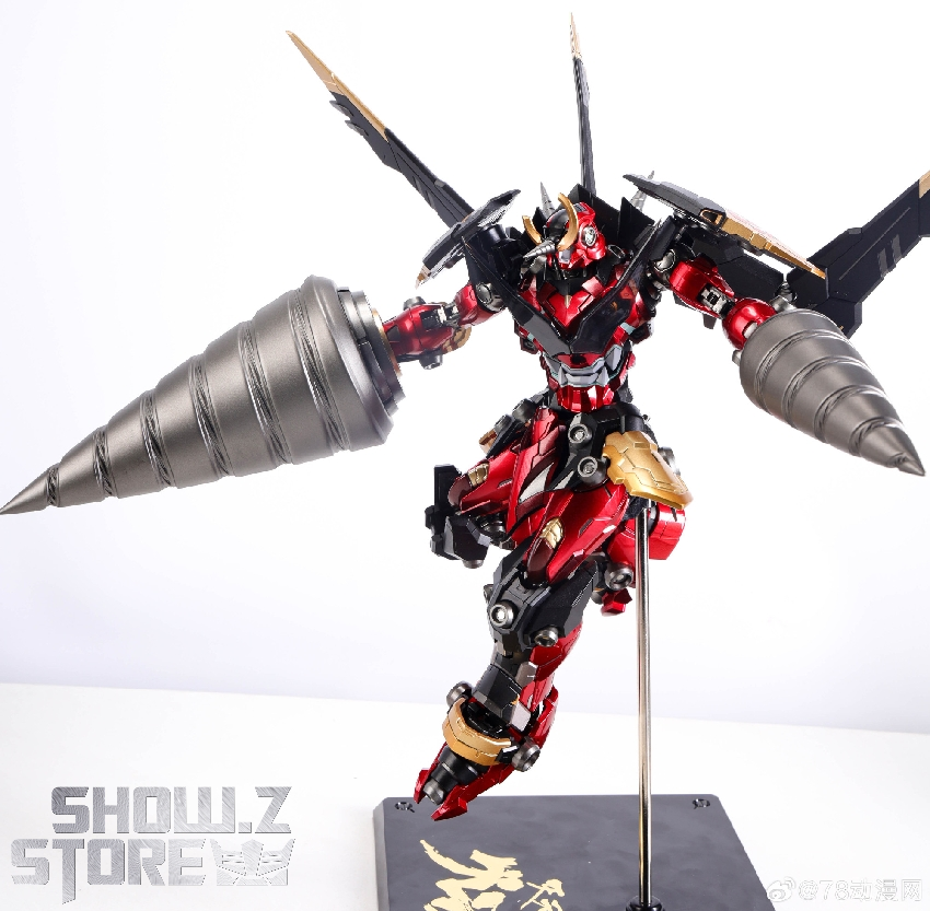 Gurren Lagann model showing articulated joints and cannon assembly Gurren Lagann model showing articulated joints and cannon assembly