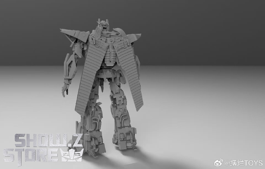 BaiLan Toys BLT03 Nemesis Prime large white gray military vehicle BaiLan Toys BLT03 Nemesis Prime large white gray military vehicle