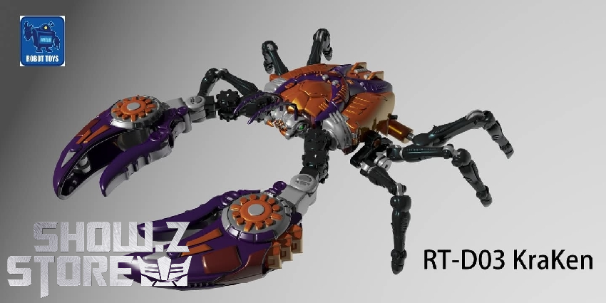 Robot Toys KraKen insect configuration articulated body segments Robot Toys KraKen insect configuration articulated body segments