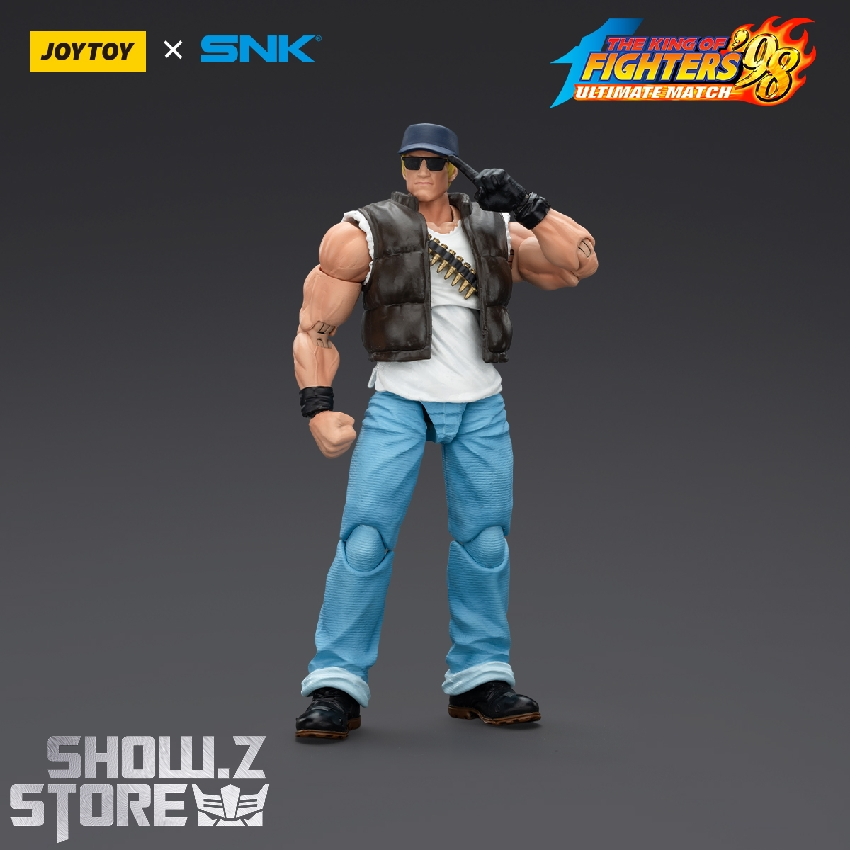 Clark Still fighter blue cap dynamic fighting pose display Clark Still fighter blue cap dynamic fighting pose display