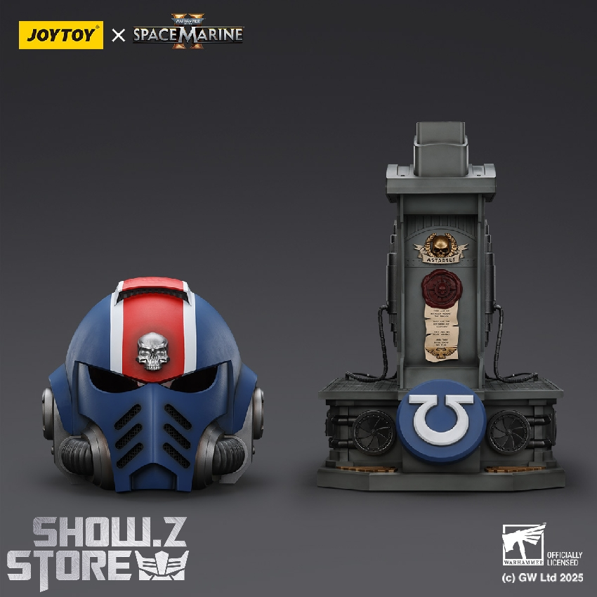 JoyToy Warhammer 40K Ultramarines Lieutenant back view base JoyToy Warhammer 40K Ultramarines Lieutenant back view base