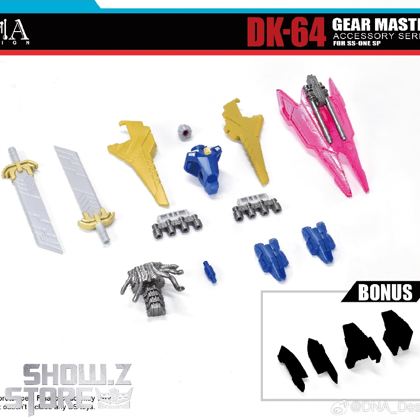 DNA Design DK-64 Gear Master robot fighter jet combined form parts DNA Design DK-64 Gear Master robot fighter jet combined form parts