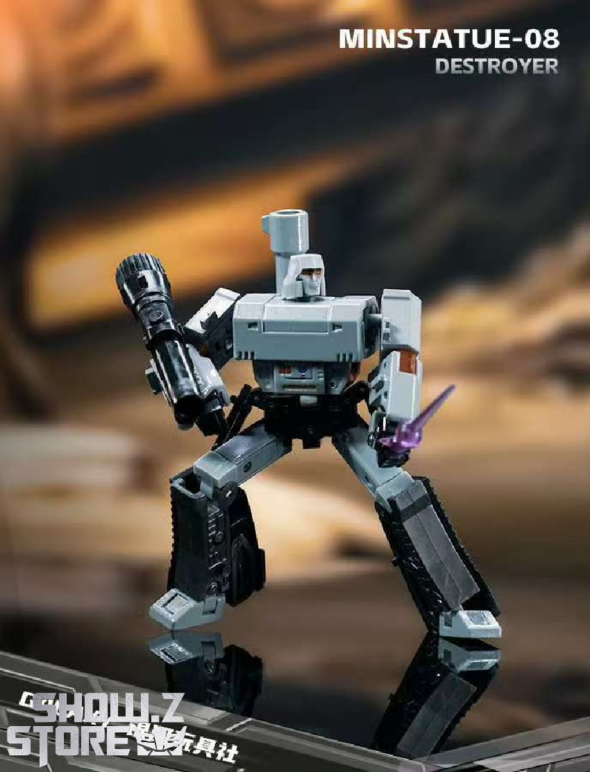 Megatron miniature robot transformation toy extended cannon arm Megatron miniature robot transformation toy extended cannon arm