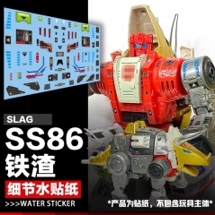 Waterslide Decal for Transformers SS86 Slag Waterslide Decal for Transformers SS86 Slag