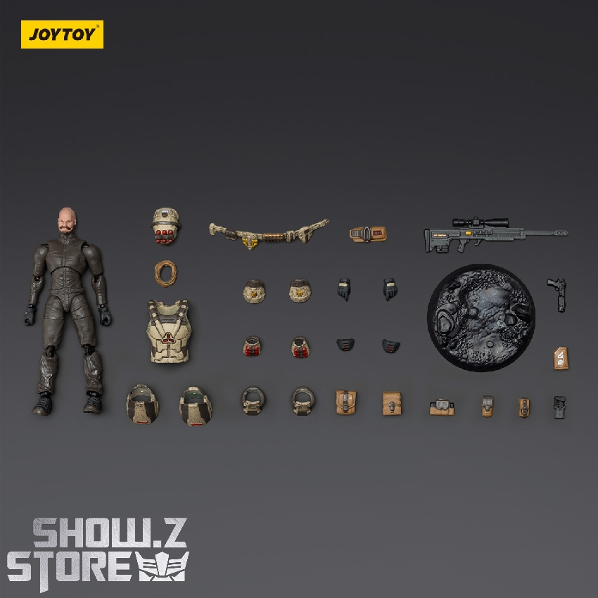JoyToy Dark Source UNSC Sniper Dima accessories and parts display JoyToy Dark Source UNSC Sniper Dima accessories and parts display