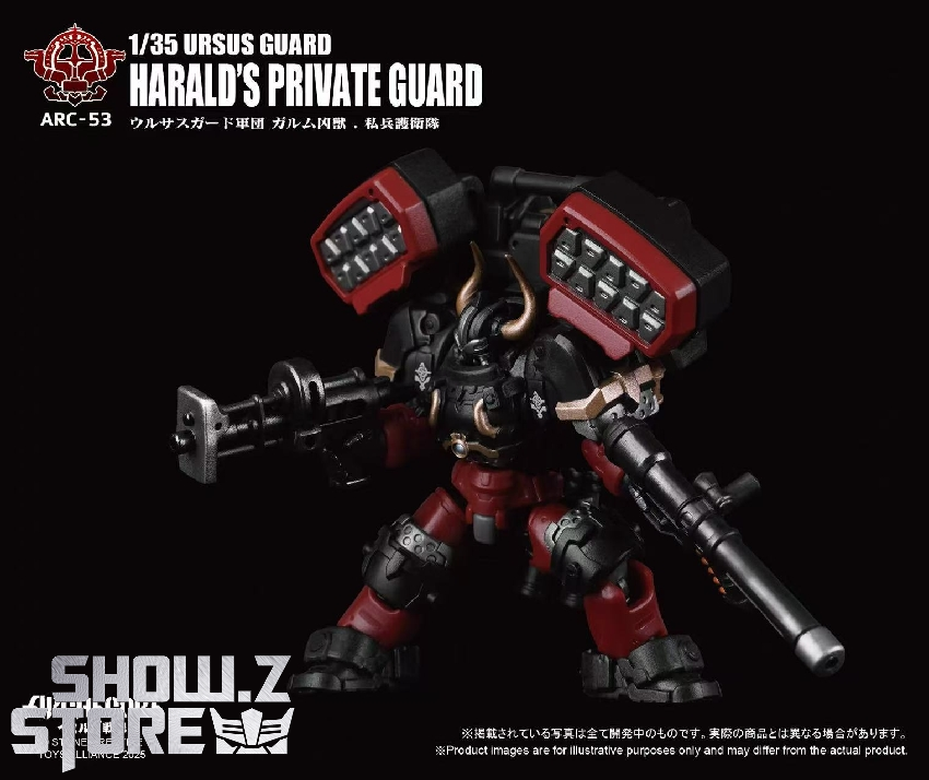 Toys Alliance ARC-53 Harald Private Guard robot transformation Toys Alliance ARC-53 Harald Private Guard robot transformation