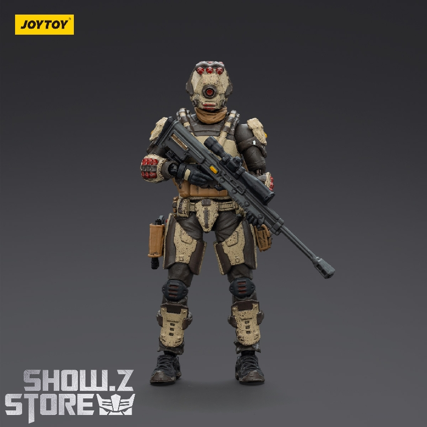 JoyToy 1/25 Dark Source UNSC Sniper Dima action figure front view JoyToy 1/25 Dark Source UNSC Sniper Dima action figure front view