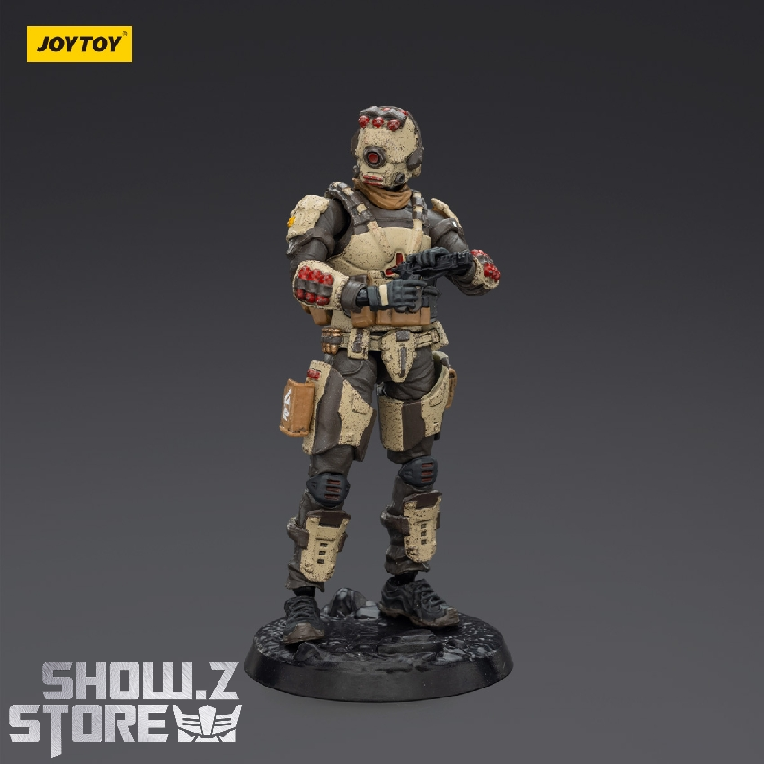 JoyToy 1/25 Dark Source UNSC Sniper Dima action pose on base JoyToy 1/25 Dark Source UNSC Sniper Dima action pose on base