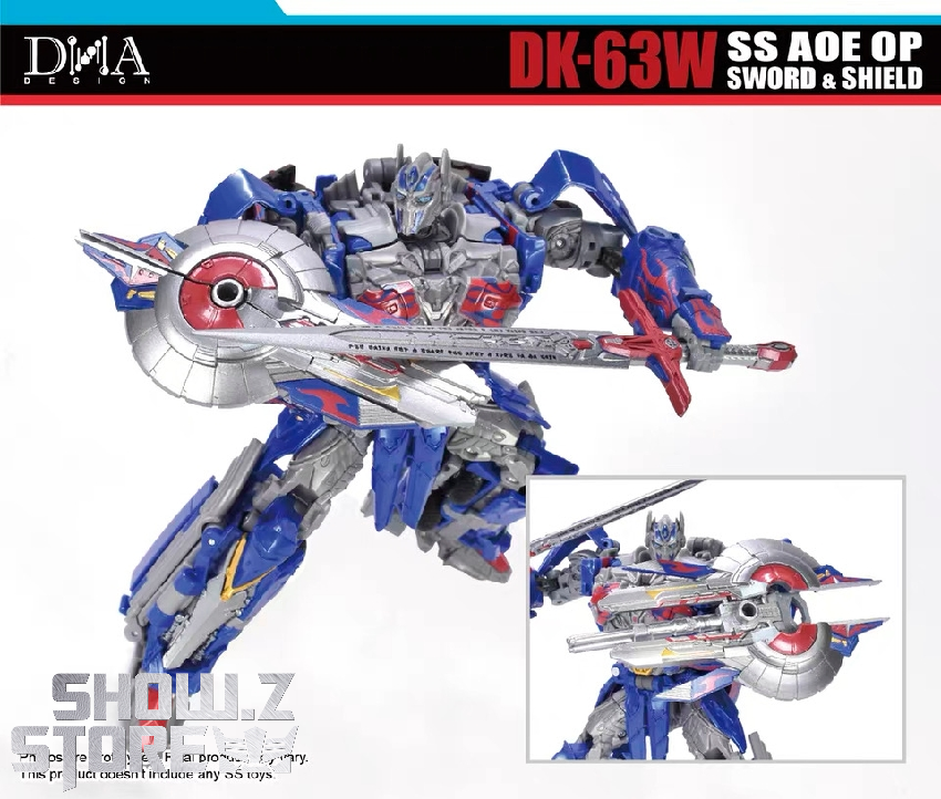 DNA Design DK-63W assembled upgrade kit with Aoe OP robot in full configuration DNA Design DK-63W assembled upgrade kit with Aoe OP robot in full configuration