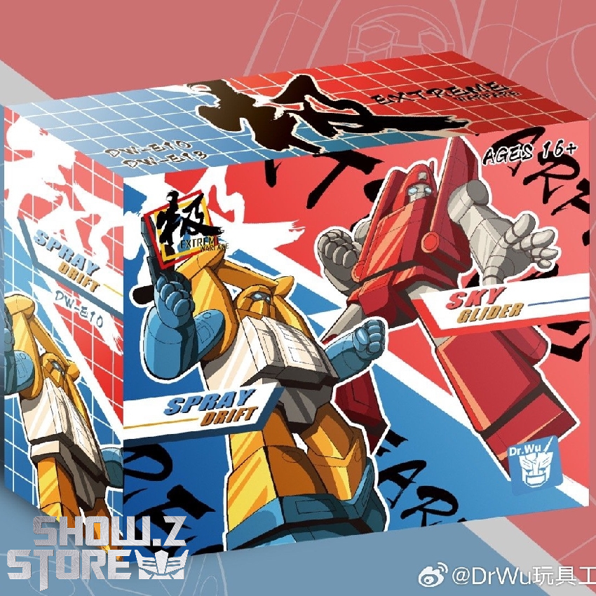 DW-E13 Powerglide and DW-E10 Seaspray robot pair DW-E13 Powerglide and DW-E10 Seaspray robot pair