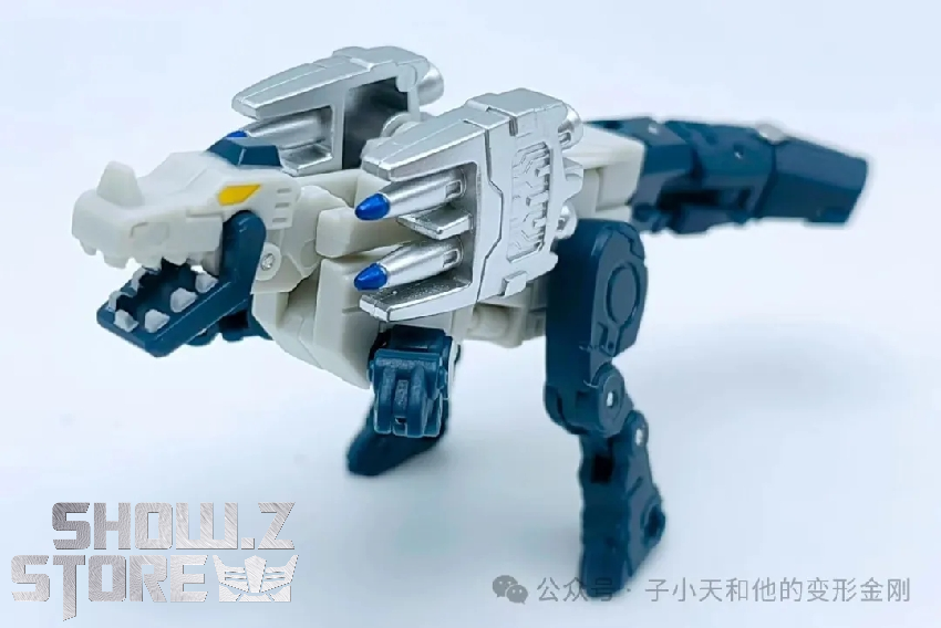 Cassette alternate form robotic dinosaur with detailed mechanical features Cassette alternate form robotic dinosaur with detailed mechanical features