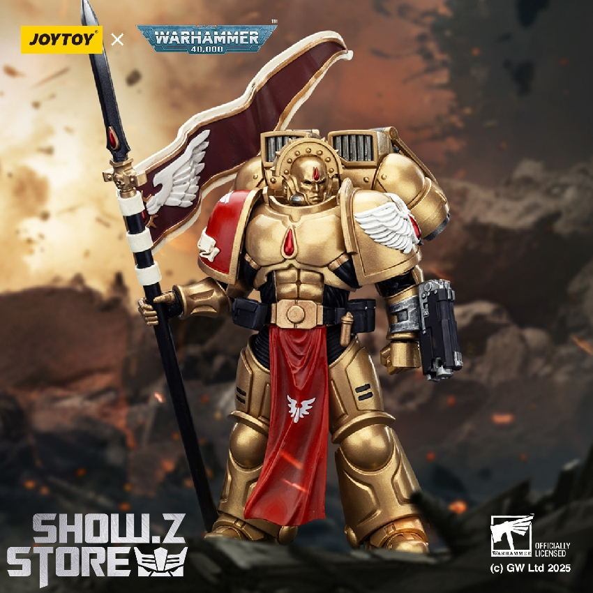 JoyToy Warhammer 40K Blood Angels Sanguinary Guard with curved halberd JoyToy Warhammer 40K Blood Angels Sanguinary Guard with curved halberd