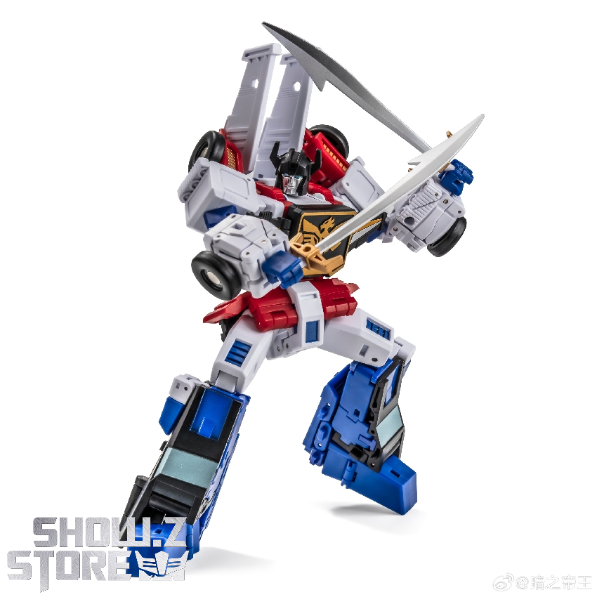Newage Dartagnan Sixshot robot in humanoid form standing Newage Dartagnan Sixshot robot in humanoid form standing