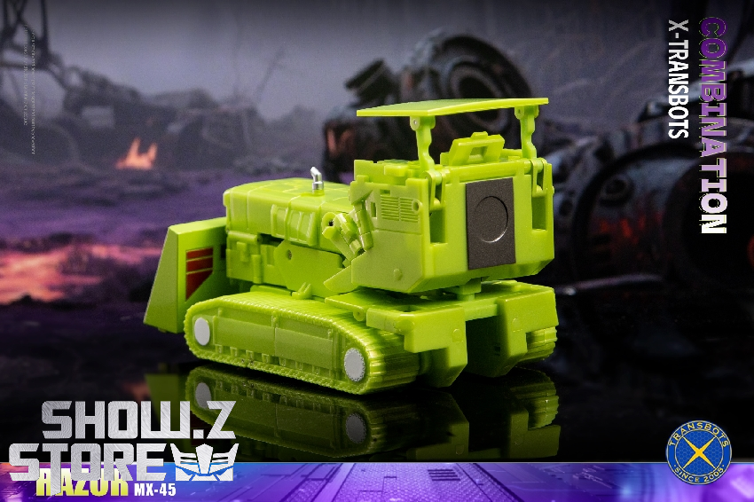 XTransbots MX-45 Razor Bonecrusher dinosaur-beast mode spikes armor plating XTransbots MX-45 Razor Bonecrusher dinosaur-beast mode spikes armor plating
