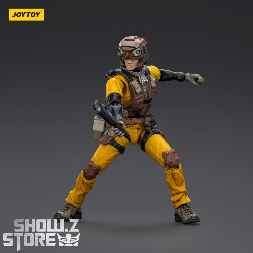 Tork mechanic in action pose with rifle Tork mechanic in action pose with rifle