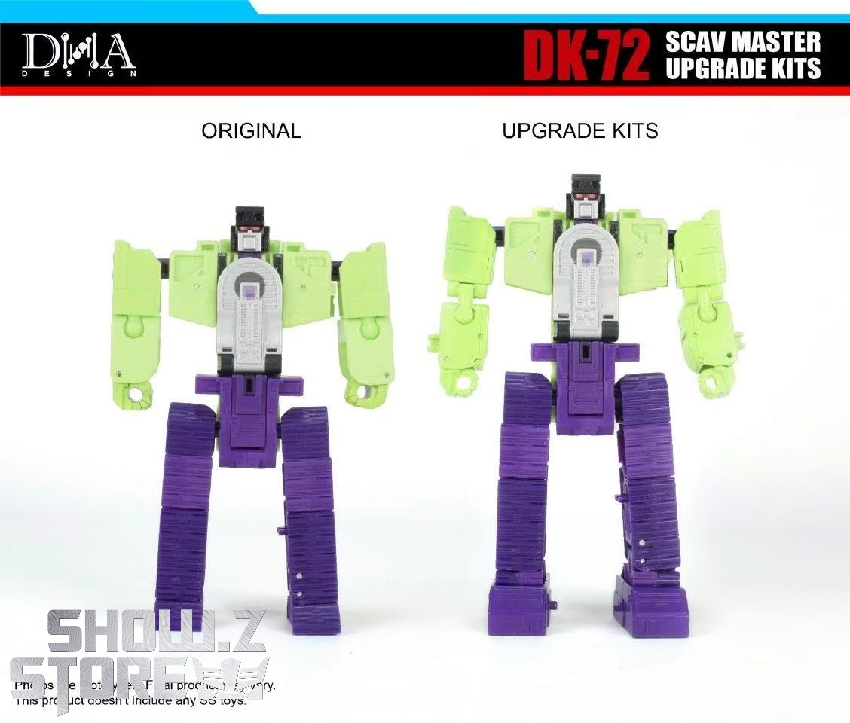 DNA Design DK-72 upgrade kits for Scavenger and Mixmaster robots DNA Design DK-72 upgrade kits for Scavenger and Mixmaster robots
