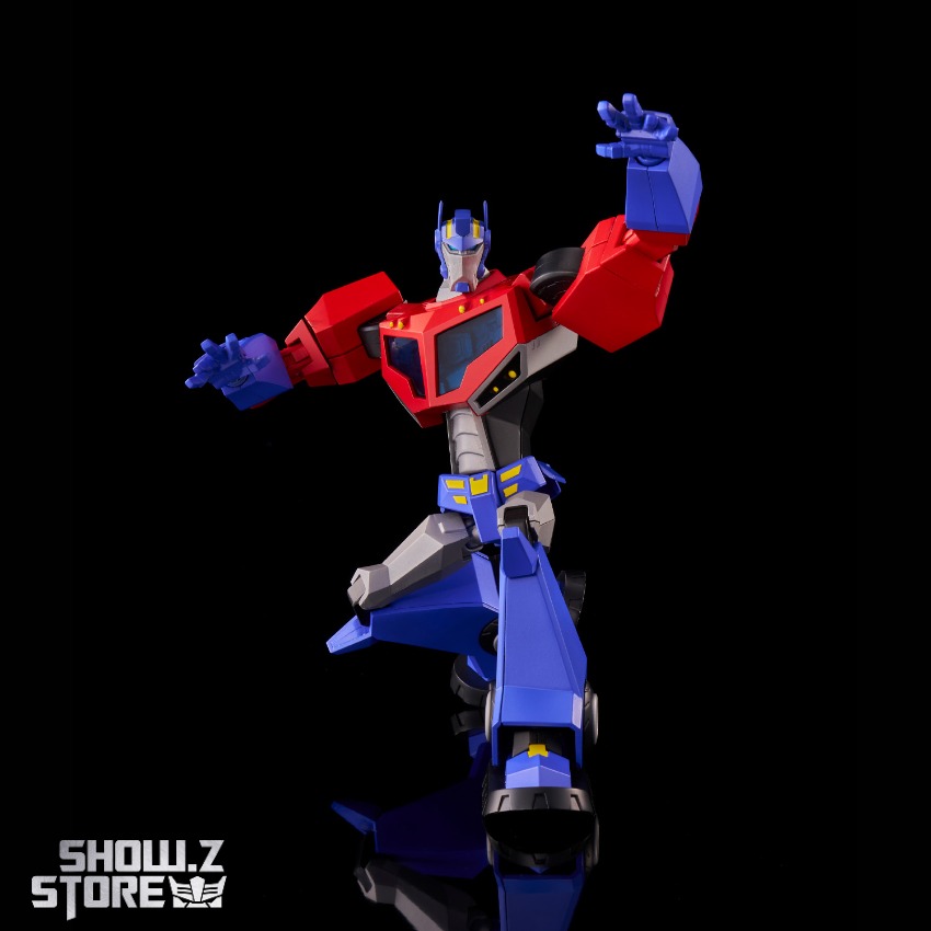Optimus Prime robot in transformation display pose Optimus Prime robot in transformation display pose