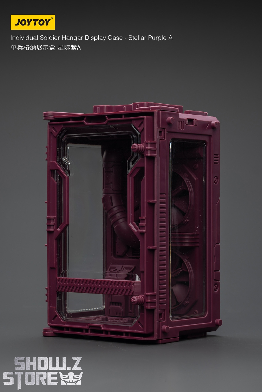 JoyToy 1/25 Hangar Display Case Stellar Purple open side JoyToy 1/25 Hangar Display Case Stellar Purple open side