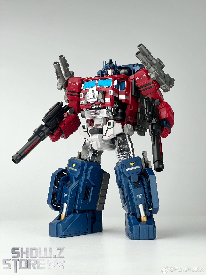 FansHobby MB-06C Power Baser Optimus Prime robot action stance FansHobby MB-06C Power Baser Optimus Prime robot action stance