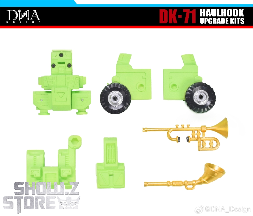 DNA Design DK-71 green upgrade kit parts for Haulhook robot DNA Design DK-71 green upgrade kit parts for Haulhook robot