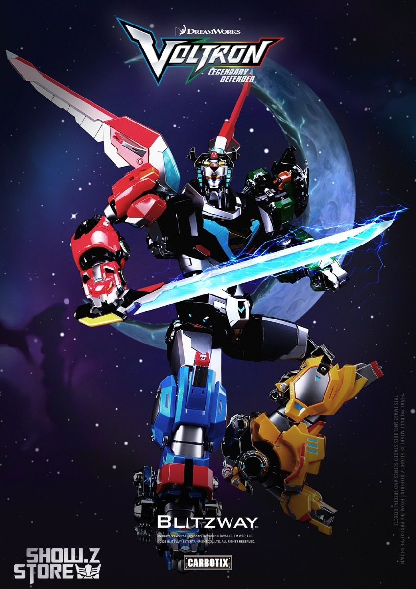 Blitzway Carbotix Voltron Legendary Defender Golion 10th Anniversary set Blitzway Carbotix Voltron Legendary Defender Golion 10th Anniversary set