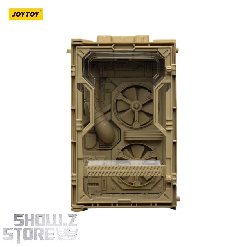 JoyToy 1/25 Hangar Display Case Ash Yellow interior detail JoyToy 1/25 Hangar Display Case Ash Yellow interior detail