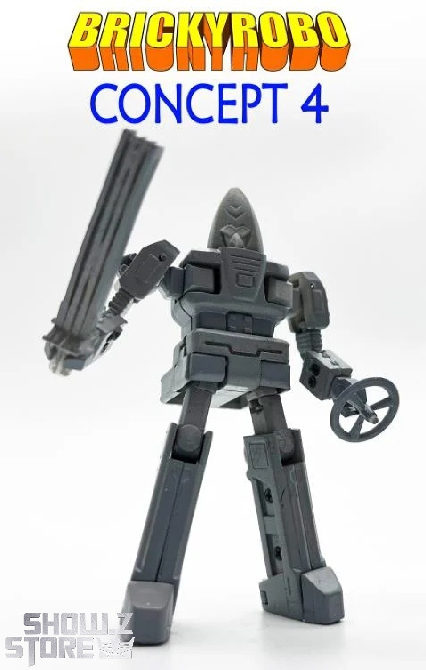Concept 4 mecha in robot mode with sword weapon Concept 4 mecha in robot mode with sword weapon