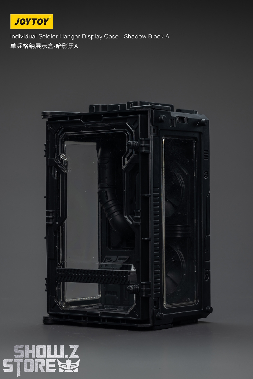 JoyToy 1/25 Hangar Display Case Shadow Black open side JoyToy 1/25 Hangar Display Case Shadow Black open side