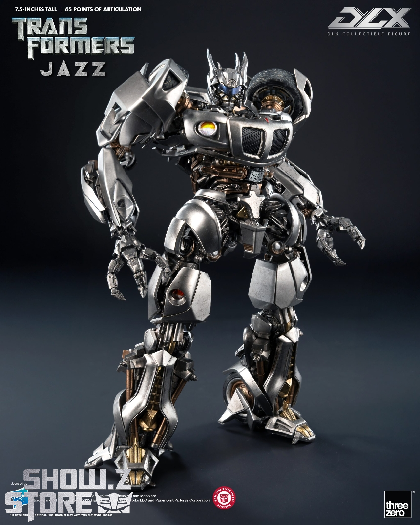Jazz mecha showing articulated joints and metallic details Jazz mecha showing articulated joints and metallic details