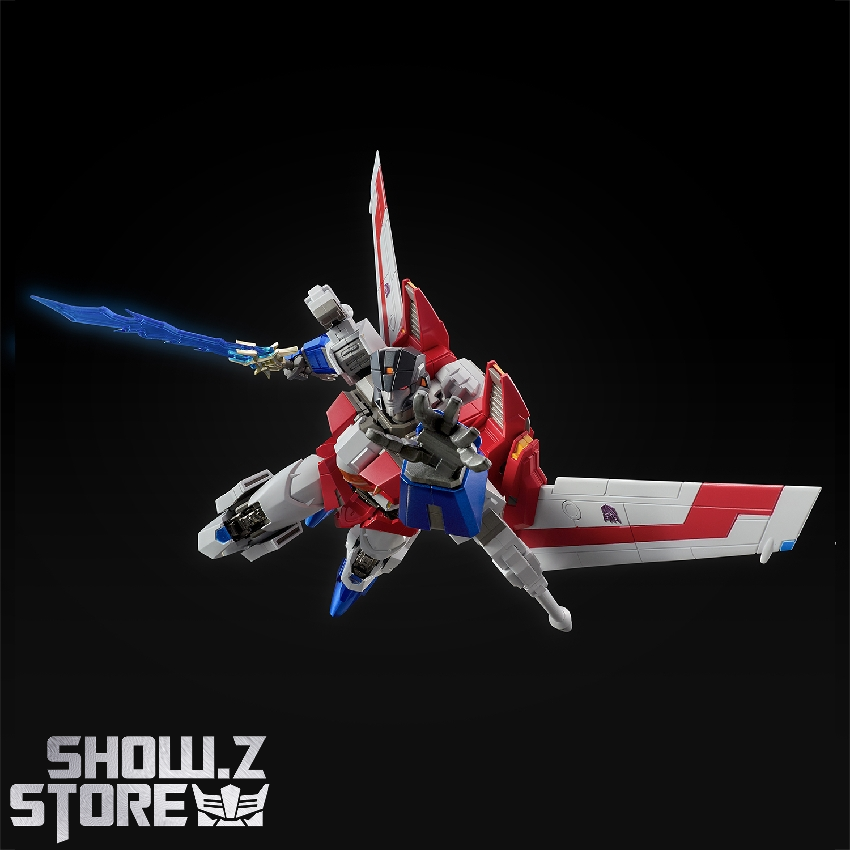 Unix Square Combot Starscream transformers robot with sword weapon energy effect Unix Square Combot Starscream transformers robot with sword weapon energy effect