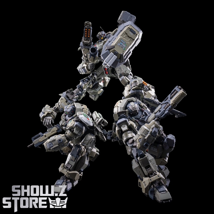 Moshow Progenitor Effect Illustrious Class robot figure gray white armor design Moshow Progenitor Effect Illustrious Class robot figure gray white armor design