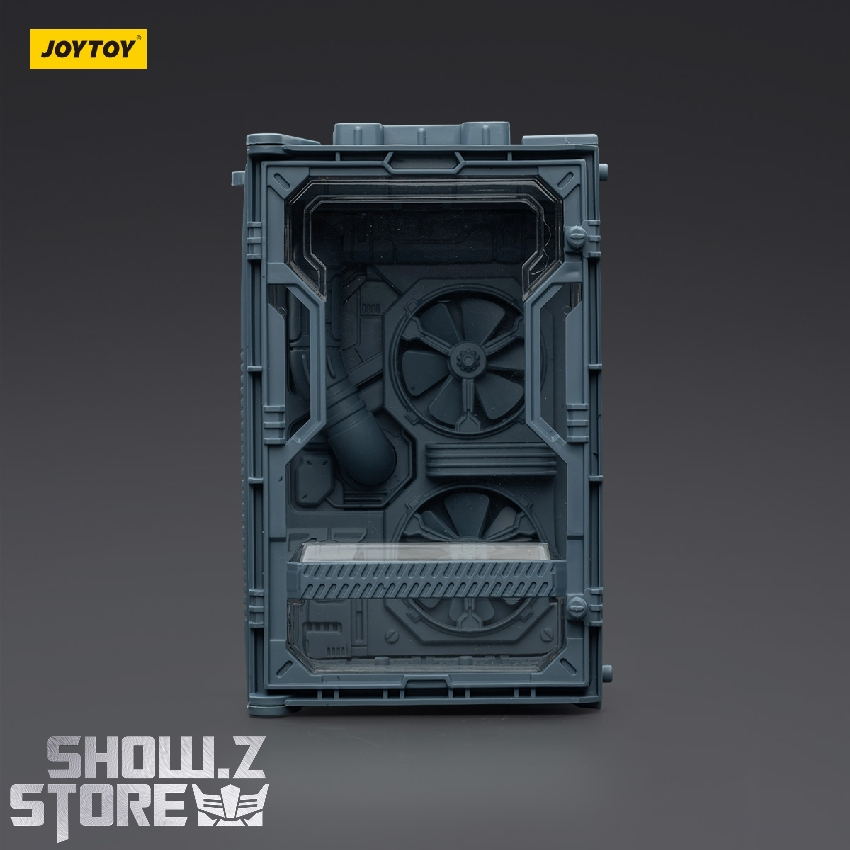JoyToy 1/25 Hangar Display Case Titanium Grey front view JoyToy 1/25 Hangar Display Case Titanium Grey front view