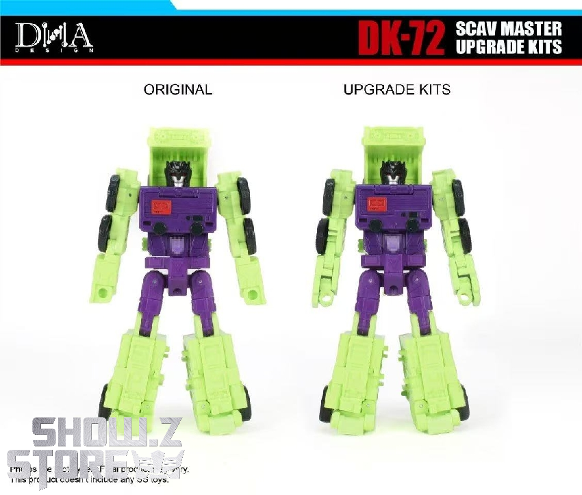 Original vs upgraded comparison of Scavenger construction robot Original vs upgraded comparison of Scavenger construction robot