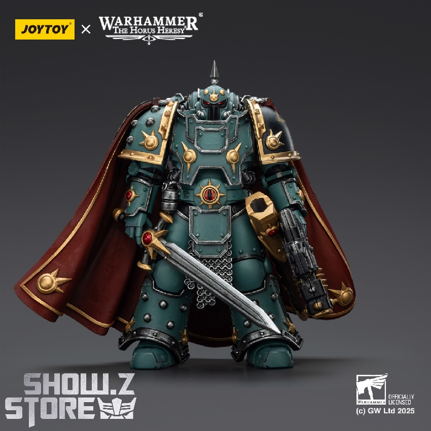 JoyToy 1/18 Warhammer Sons of Horus Legion Champion in teal armor JoyToy 1/18 Warhammer Sons of Horus Legion Champion in teal armor