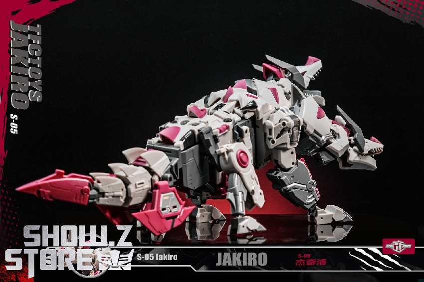 TFC Toys Satan Jakiro Hun-Grrr beast mode side angle view TFC Toys Satan Jakiro Hun-Grrr beast mode side angle view