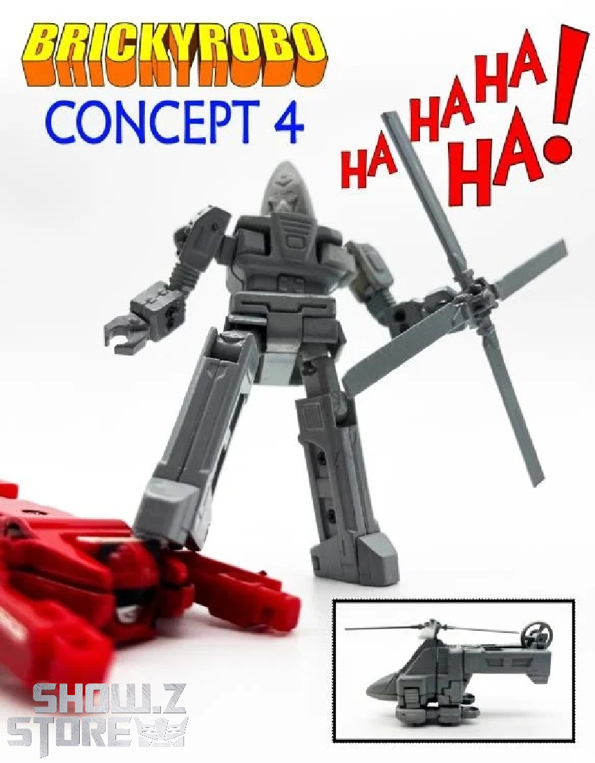 Concept 4 robot displaying weapon and action pose Concept 4 robot displaying weapon and action pose