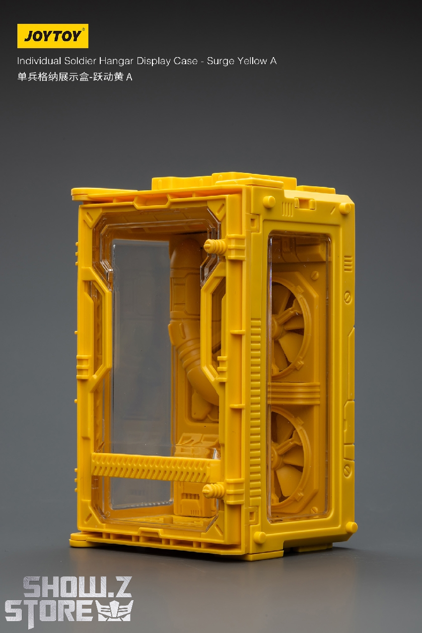 JoyToy 1/25 Hangar Display Case Surge Yellow back panel JoyToy 1/25 Hangar Display Case Surge Yellow back panel