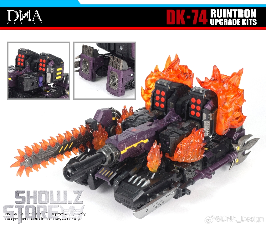 DK-74 chainsaw and armor upgrade detailed components DK-74 chainsaw and armor upgrade detailed components