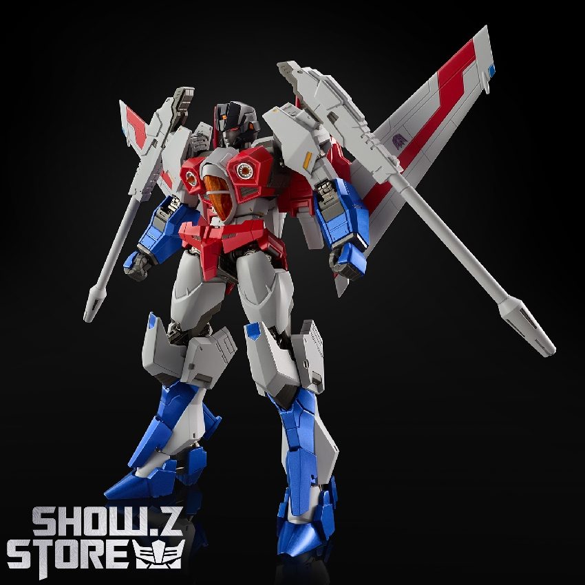 Unix Square Combot Starscream transforming robot figure with jet mode wings Unix Square Combot Starscream transforming robot figure with jet mode wings