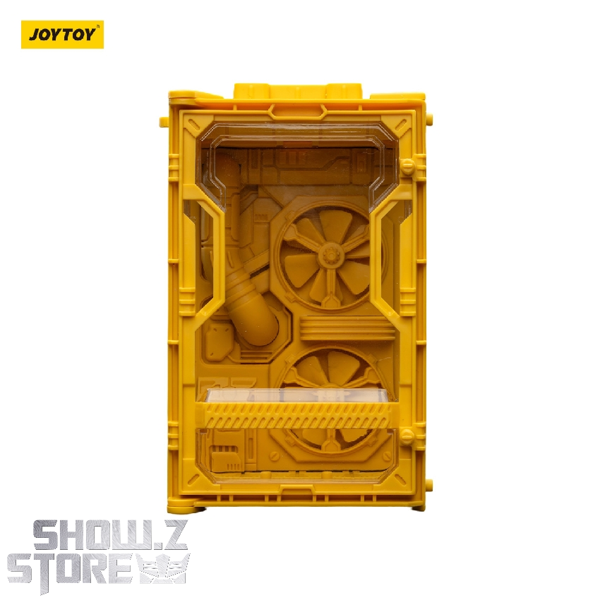 JoyToy 1/25 Hangar Display Case Surge Yellow interior detail JoyToy 1/25 Hangar Display Case Surge Yellow interior detail