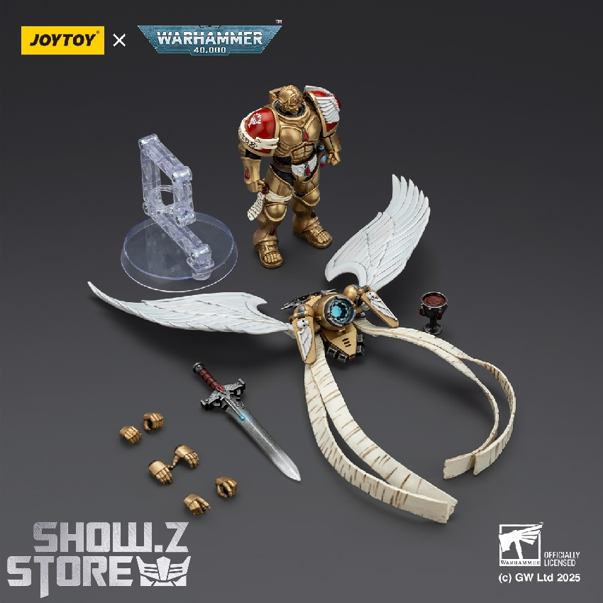Sanguinor with accessories including weapons and stand Sanguinor with accessories including weapons and stand