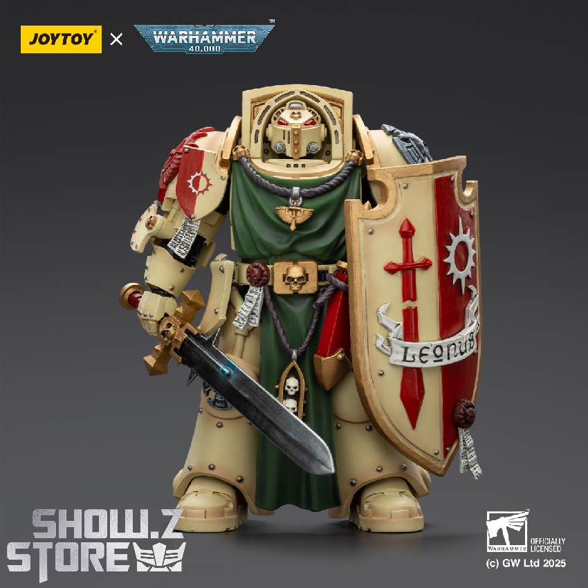 JoyToy 1/18 Dark Angels Deathwing Knight armored warrior front view JoyToy 1/18 Dark Angels Deathwing Knight armored warrior front view